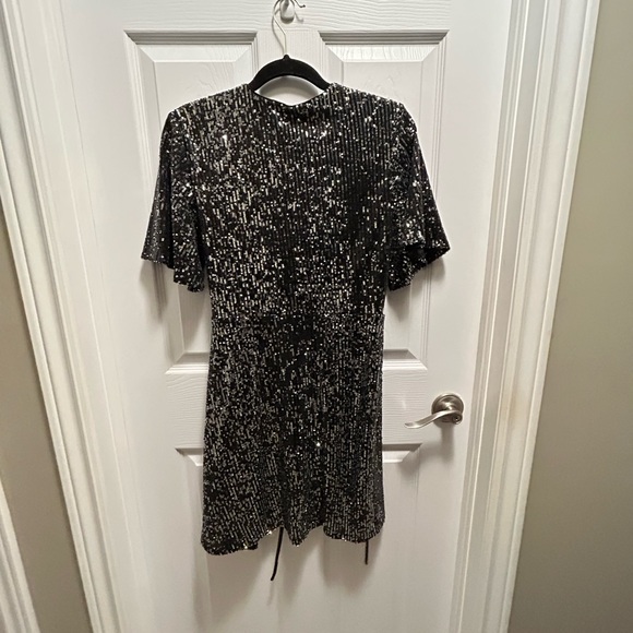 Black Sequin Dress - Picture 2 of 2